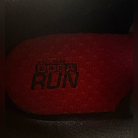 Sketchers #14808 Go Run Quickfit 5 Gen Womens Size 9 Black w/ Aqua Goga Run - Picture 5 of 7